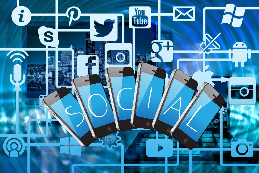 internet and social media symbols