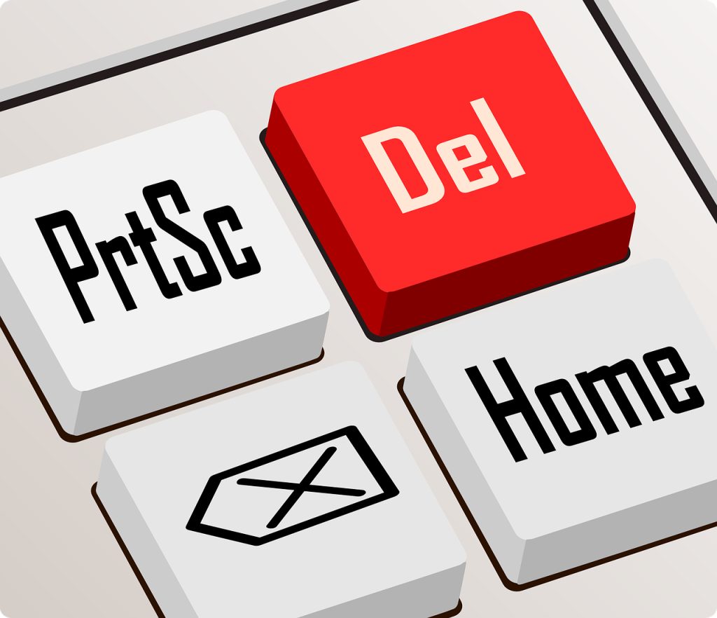delete button