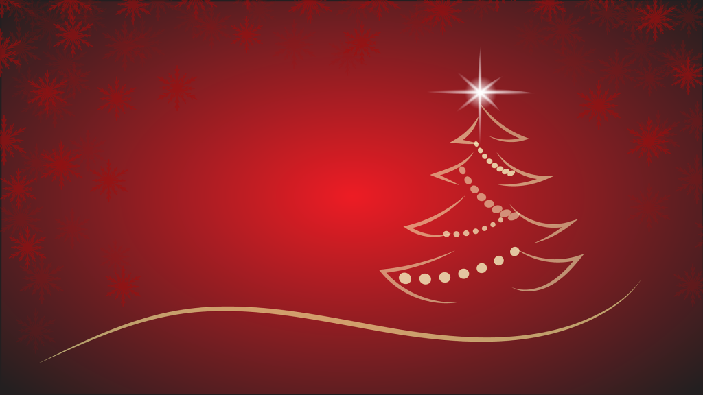 Red Christmas tree